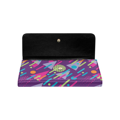 90s Pattern Print Design 4 Women's Trifold Wallet