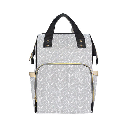 Angel Wings Pattern Print Design 01 Diaper Bag Backpack