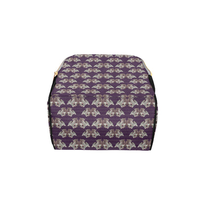 Leopard Pattern Print Design 01 Diaper Bag Backpack