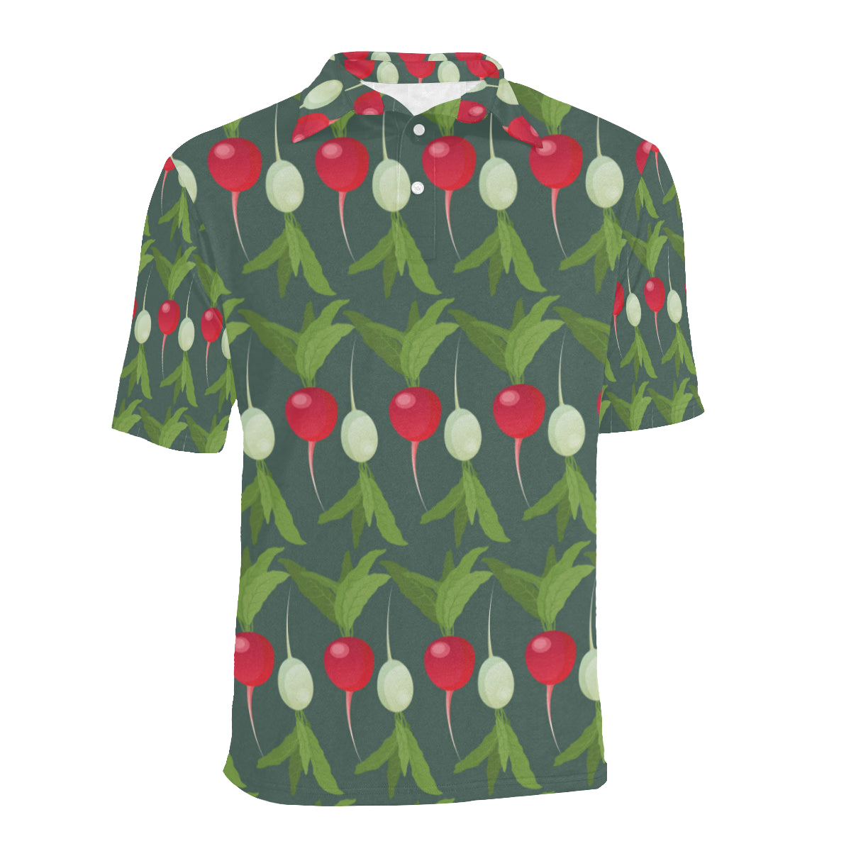 Radish Pattern Print Design A03 Men Polo Shirt