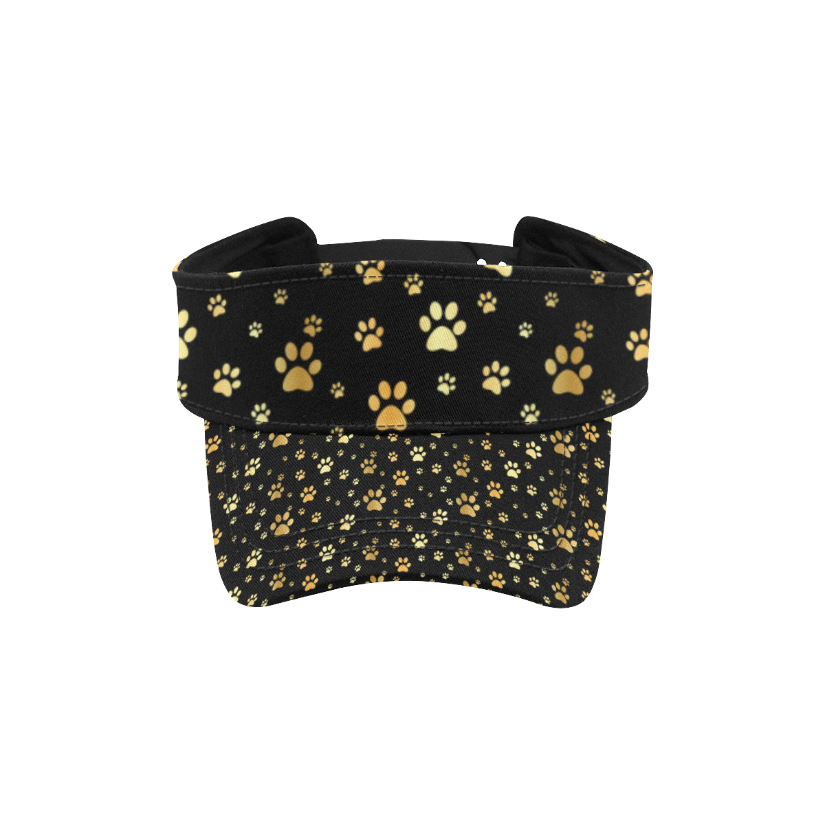 Paw Gold Print Unisex Sun Visor