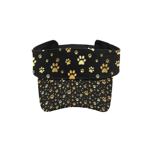 Paw Gold Print Unisex Sun Visor