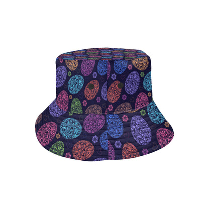Easter Eggs Pattern Print Design RB012 Unisex Bucket Hat