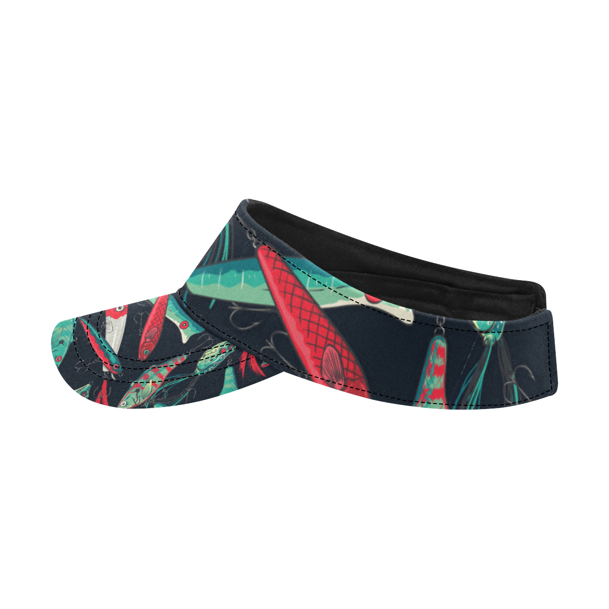 Fishing Bait Pattern Unisex Sun Visor