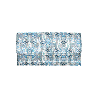 City  Pattern Print Design 03 Women's Trifold Wallet