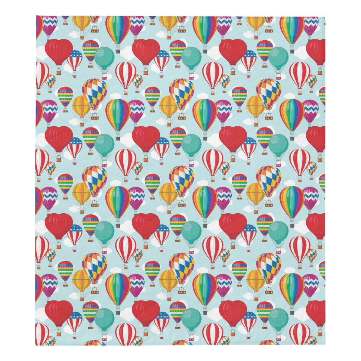 Ballon Pattern Print Design 07 Premium Quilt