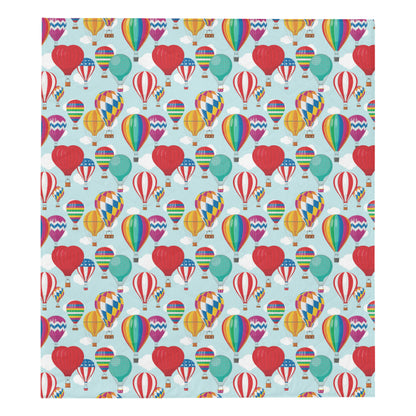 Ballon Pattern Print Design 07 Premium Quilt