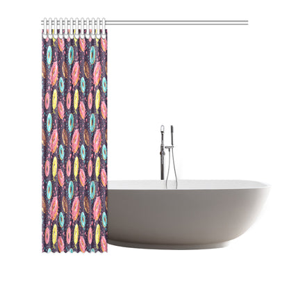 Donut Pattern Print Design DN03 Shower Curtain