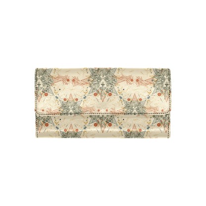 Leo Pattern Print Design 02 Women's Trifold Wallet