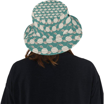 Hydrangea Pattern Print Design HD03 Unisex Bucket Hat