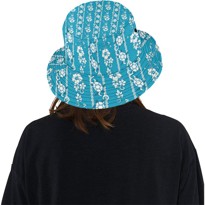 Hawaiian Themed Pattern Print Design H025 Unisex Bucket Hat