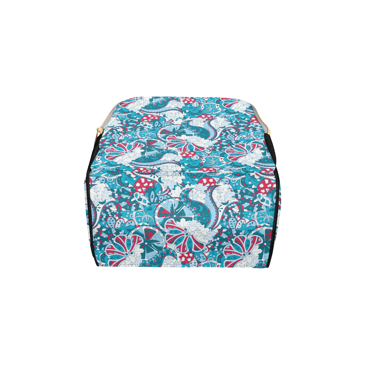 Funky Retro Pattern Print Design A05 Diaper Bag Backpack