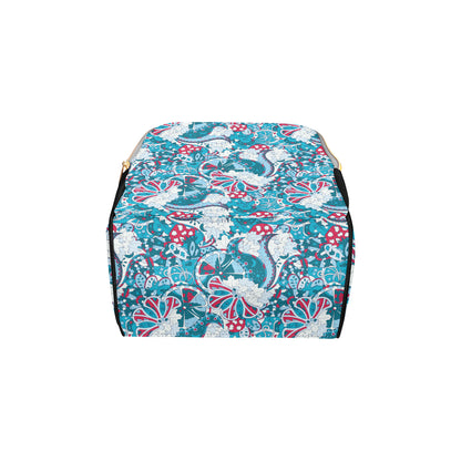 Funky Retro Pattern Print Design A05 Diaper Bag Backpack