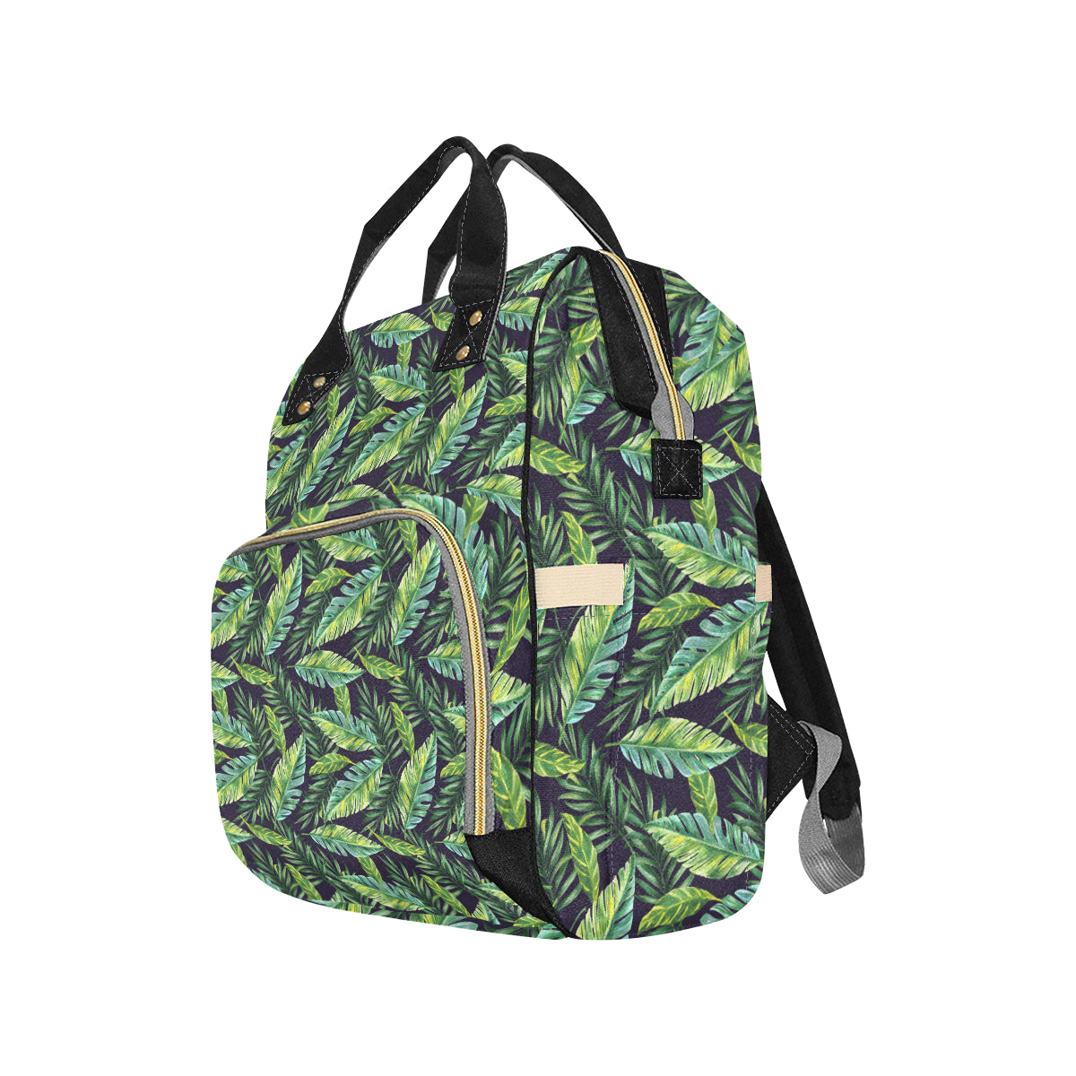 Tropical Flower Pattern Print Design TF06 Diaper Bag Backpack