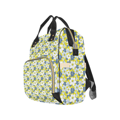 Daffodils Pattern Print Design 01 Diaper Bag Backpack