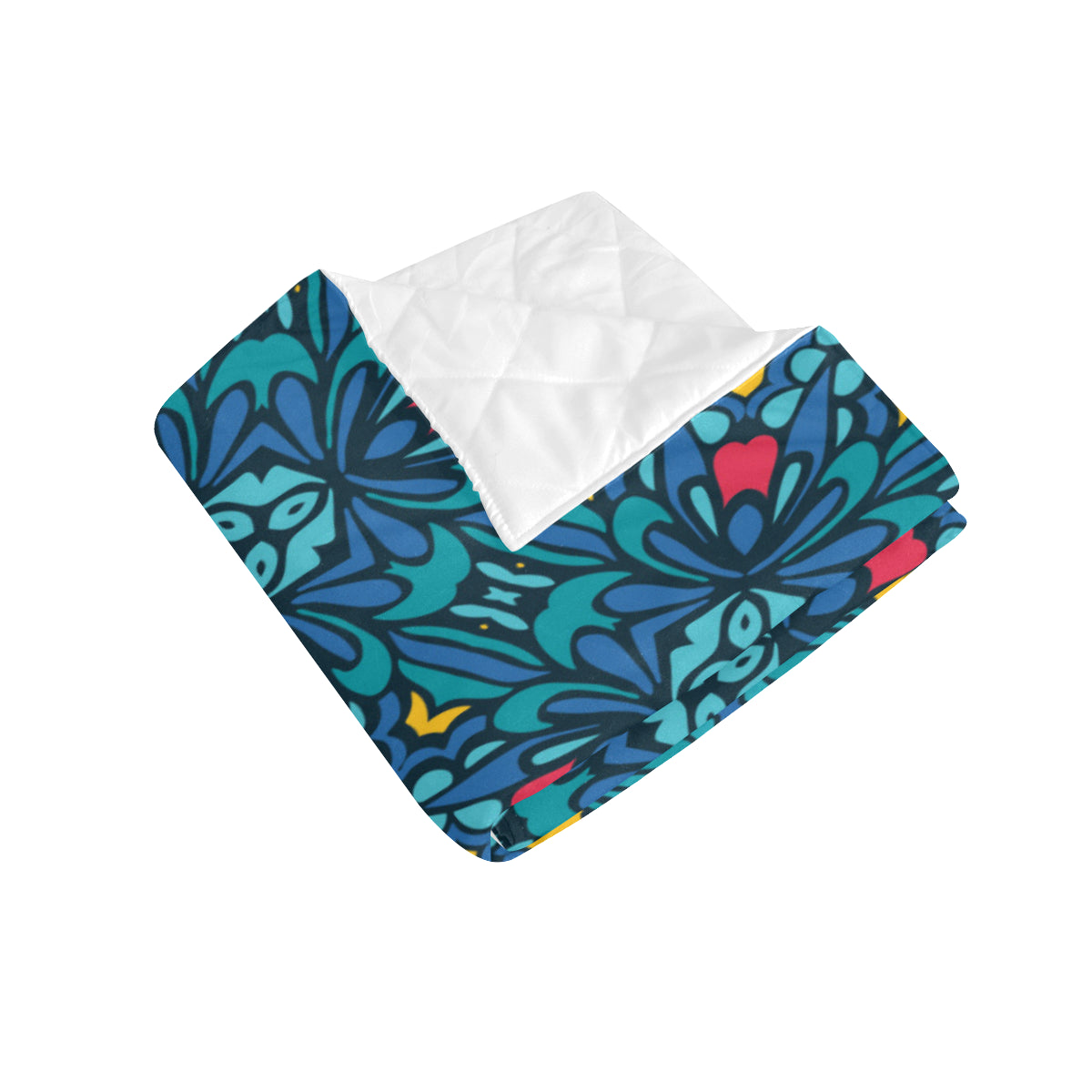 Kaleidoscope Pattern Print Design 04 Premium Quilt