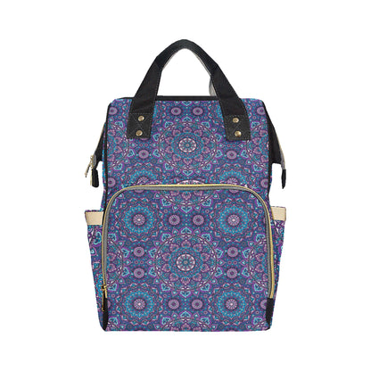 Medallion Pattern Print Design 05 Diaper Bag Backpack