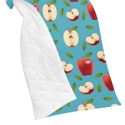 Apple Pattern Print Design AP012 Premium Quilt