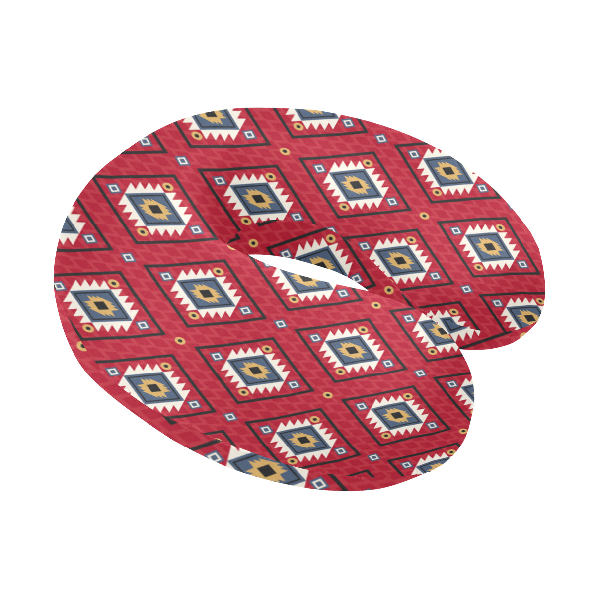 Aztec Pattern Print Design 10 U-Shaped Travel Neck Pillow