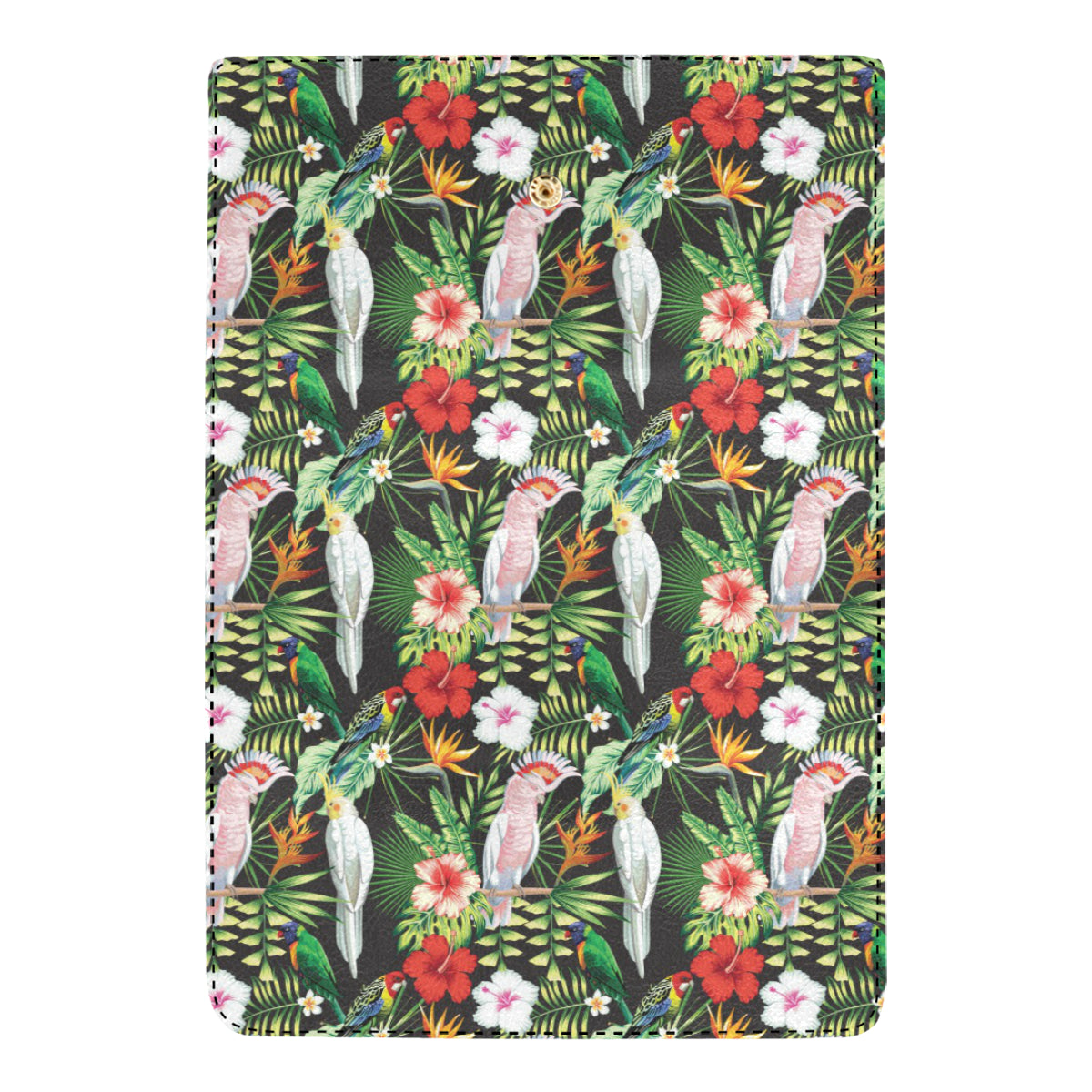 Tropical Flower Pattern Print Design TF03 Women's Trifold Wallet