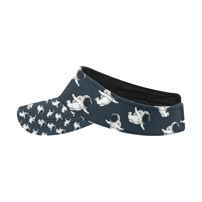 Astronaut Pattern Print Design 02 Unisex Sun Visor