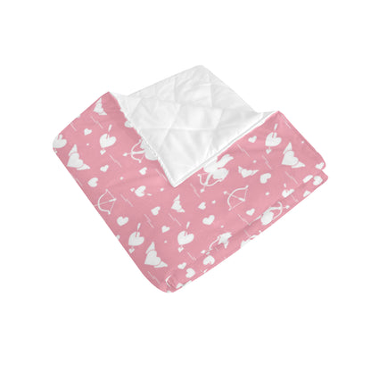 Cupid Pattern Print Design 03 Premium Quilt