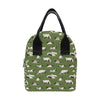 Cow on Grass Print Pattern Insulated Lunch Bag