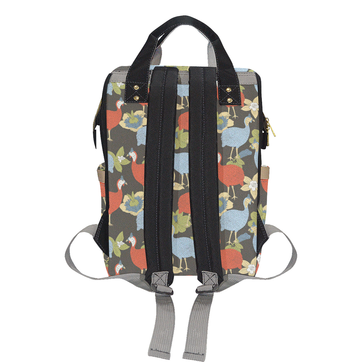 Guinea Fowl Pattern Print Design 02 Diaper Bag Backpack