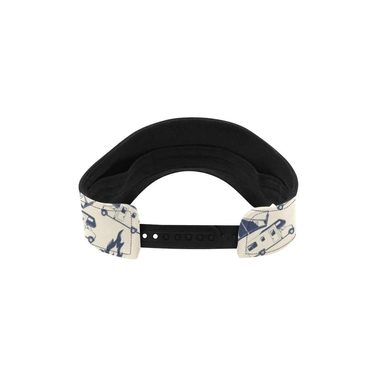 Campfire Pattern Print Design 01 Unisex Sun Visor