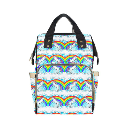 Unicorn Rainbow Diaper Bag Backpack