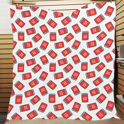 Bible Pattern Print Design 03 Premium Quilt