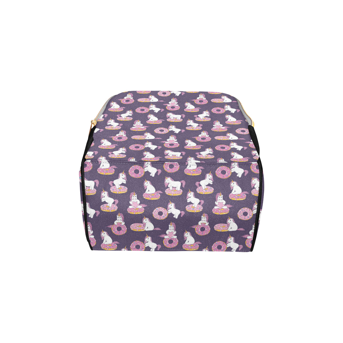 Donut Unicorn Pattern Print Design DN011 Diaper Bag Backpack