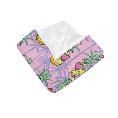 Pineapple Pattern Print Design PP06 Premium Quilt