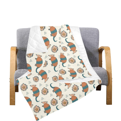 Armadillo Pattern Print Design 02 Premium Quilt