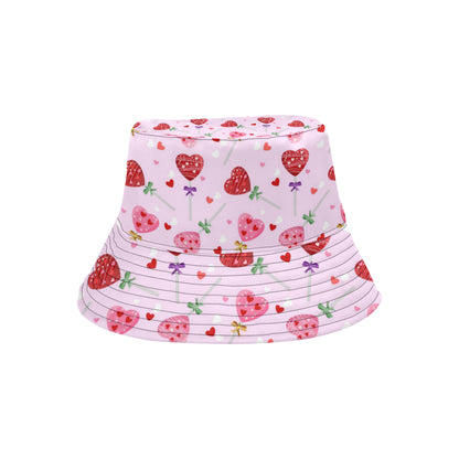 Lollipop Pattern Print Design LL07 Unisex Bucket Hat
