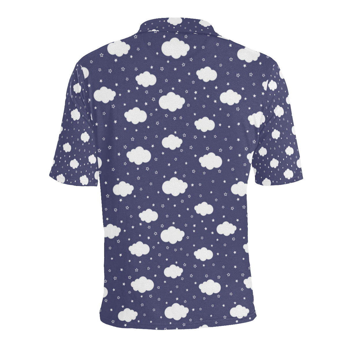 Cloud  Pattern Print Design 03 Men Polo Shirt