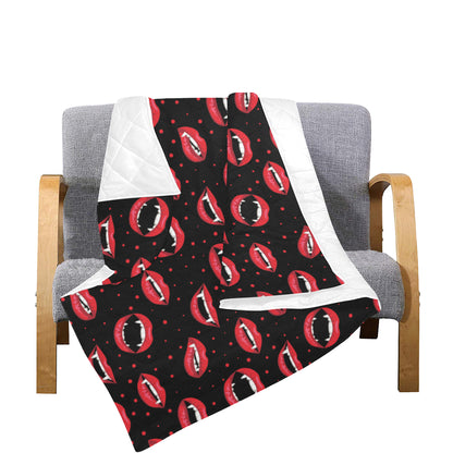 Halloween Pattern Print Design 01 Premium Quilt