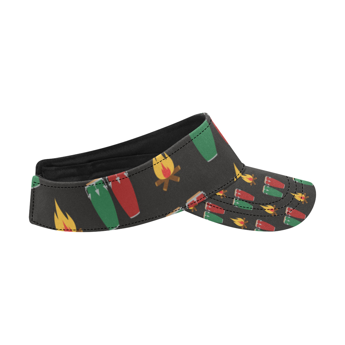 Conga Pattern Print Design 01 Unisex Sun Visor