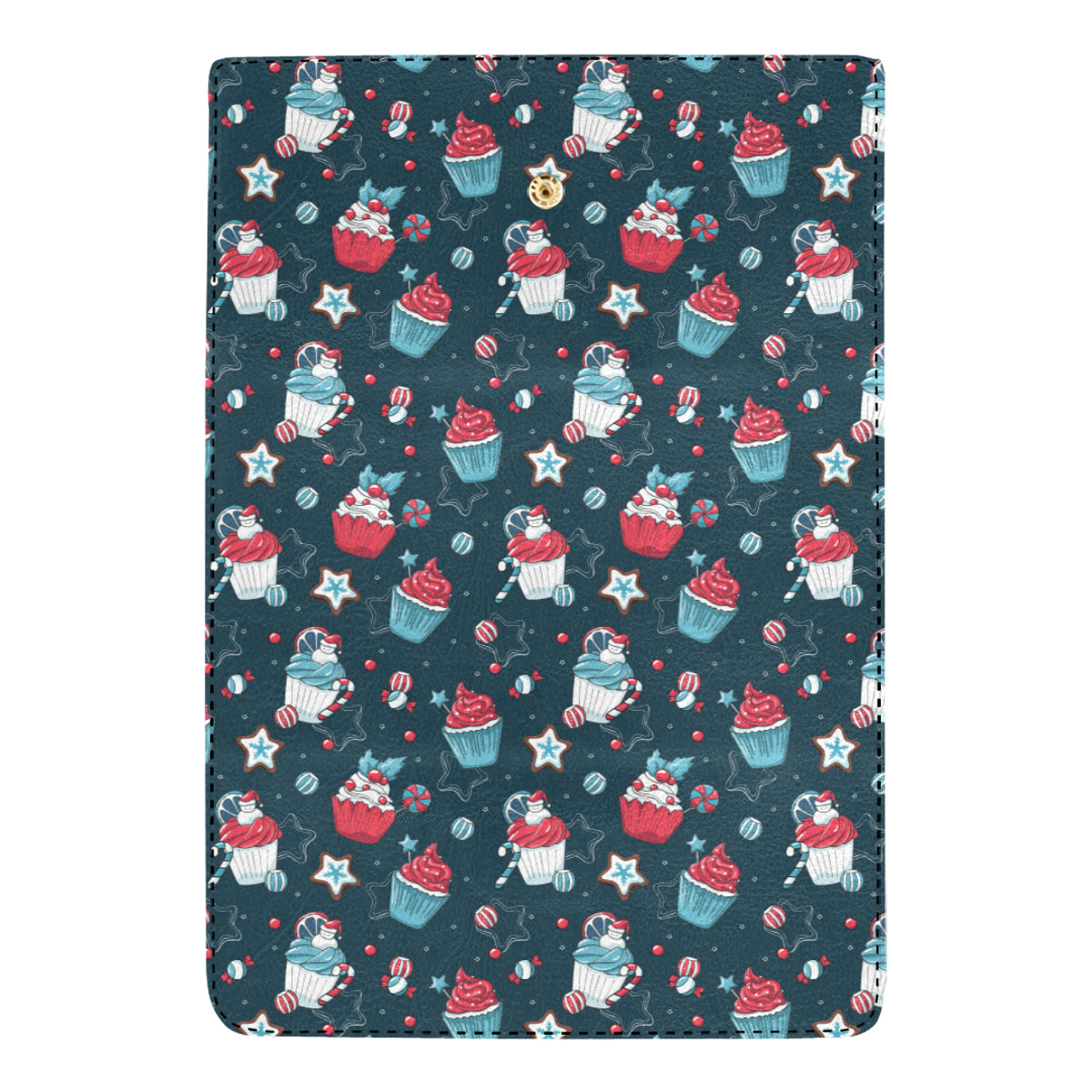 Cupcake Pattern Print Design 03 Women's Trifold Wallet