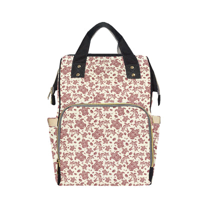 Polynesian Tattoo Turtle Themed Diaper Bag Backpack