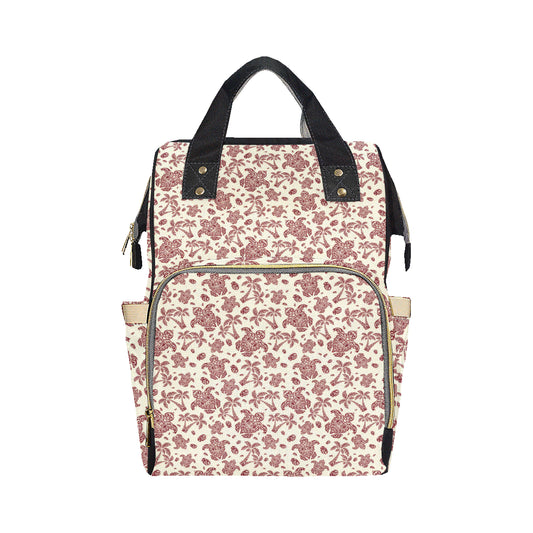 Polynesian Tattoo Turtle Themed Diaper Bag Backpack