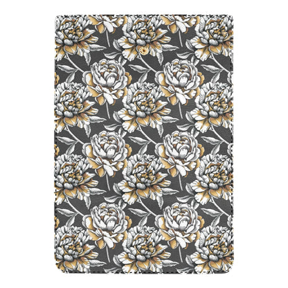 Peony Pattern Print Design PE06 Women's Trifold Wallet