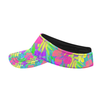 Neon Tropical Pattern Print Design A03 Unisex Sun Visor