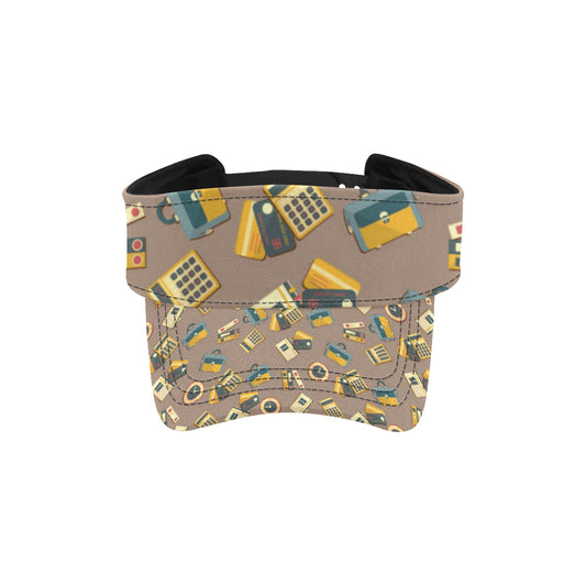 Accounting Financial Pattern Print Design 03 Unisex Sun Visor