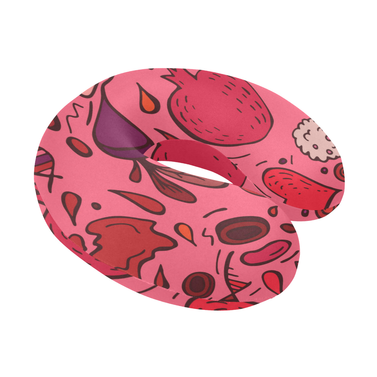 Phlebotomist Pattern Print Design A01 U-Shaped Travel Neck Pillow