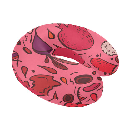 Phlebotomist Pattern Print Design A01 U-Shaped Travel Neck Pillow