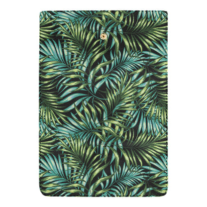 Tropical Flower Pattern Print Design TF08 Women's Trifold Wallet