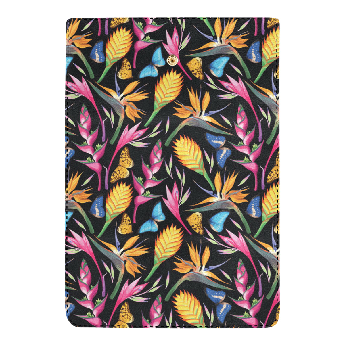 Tropical Flower Pattern Print Design TF016 Women's Trifold Wallet