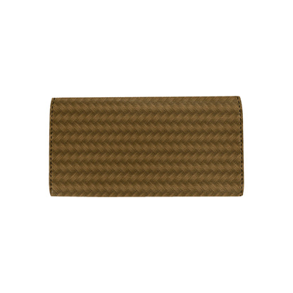 Cable Knit Pattern Print Design 02 Women's Trifold Wallet