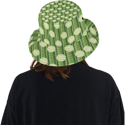 Cucumber Pattern Print Design CC03 Unisex Bucket Hat